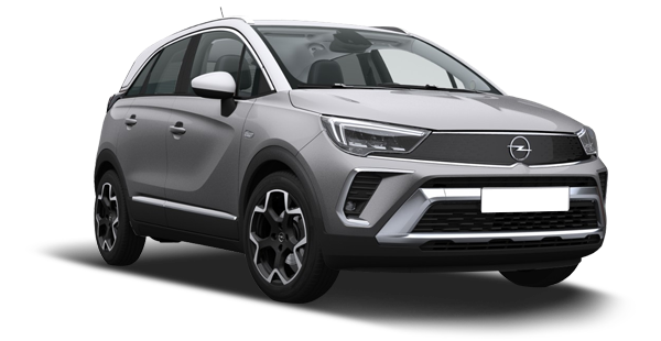 Opel Crossland Крыша белого цвета White Jade/Серебристый металлик-Quartz Grey